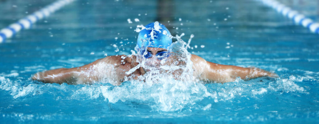 Swimmer's shoulder therapy